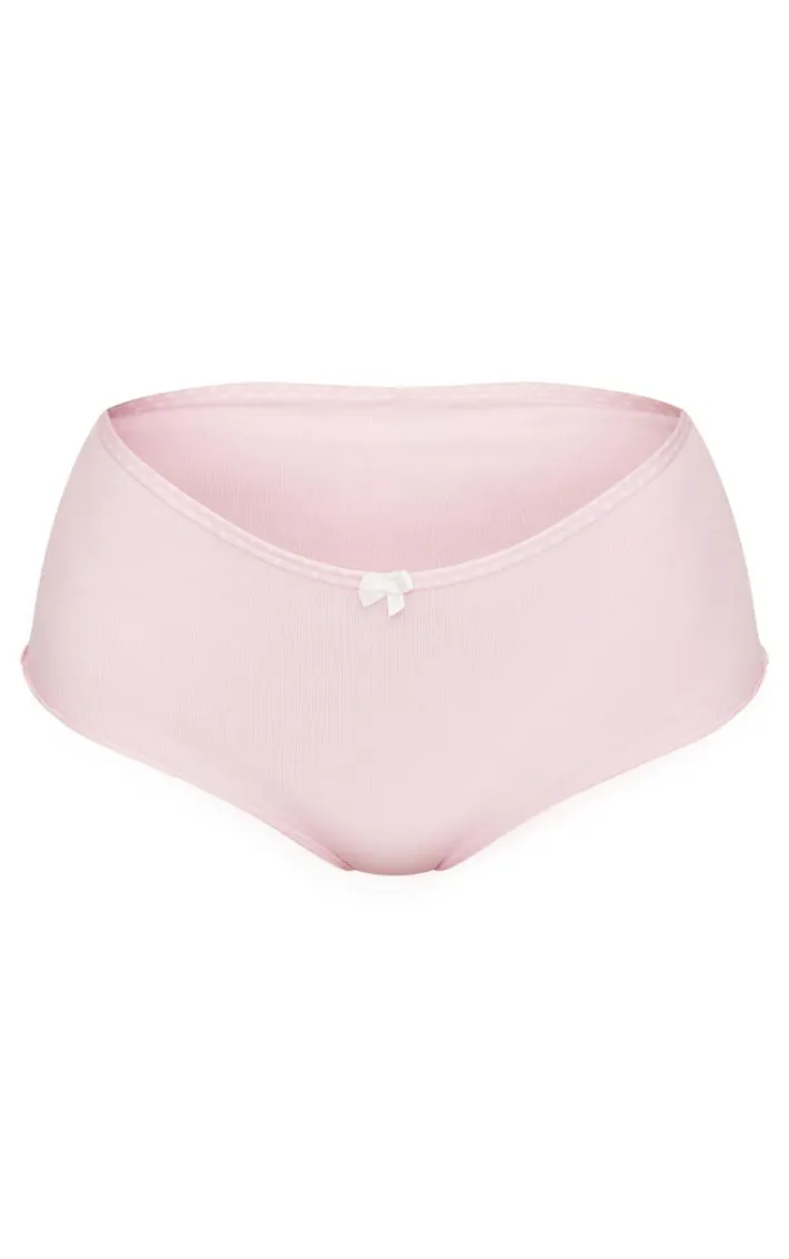 Baby Pink Bow Detail Panties