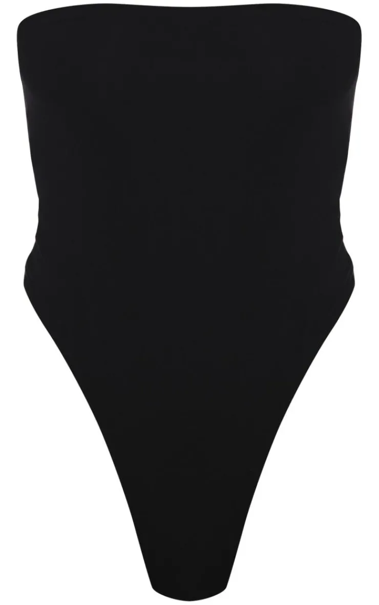 PrettyLittleThing Tube Tops*Basic Cotton Blend Bandeau Bodysuit