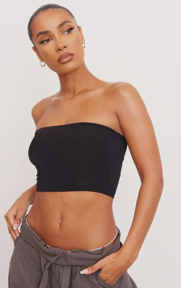 PrettyLittleThing Basic Tops*Basic Slinky Bandeau