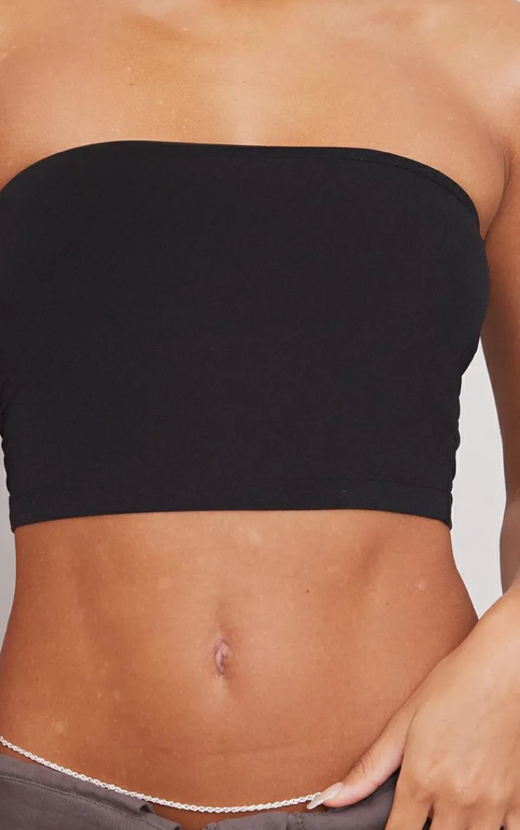 PrettyLittleThing Basic Tops*Basic Slinky Bandeau