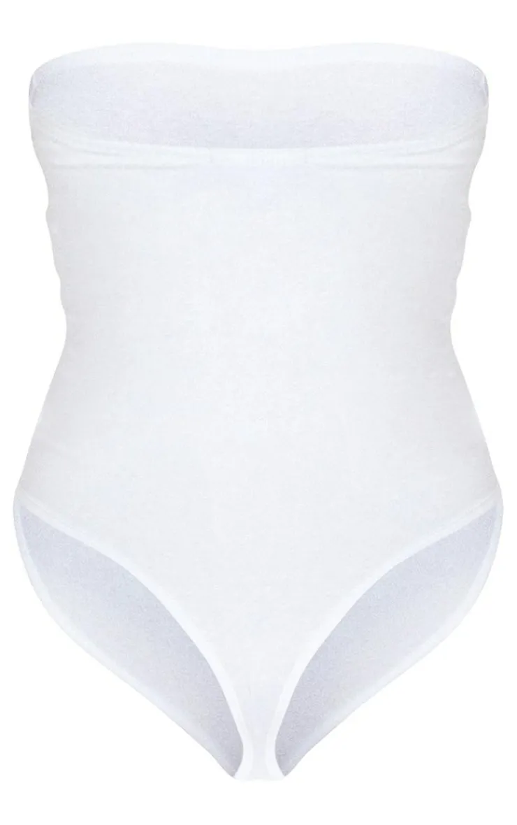 PrettyLittleThing Tube Tops*Basic Cotton Blend Bandeau Bodysuit