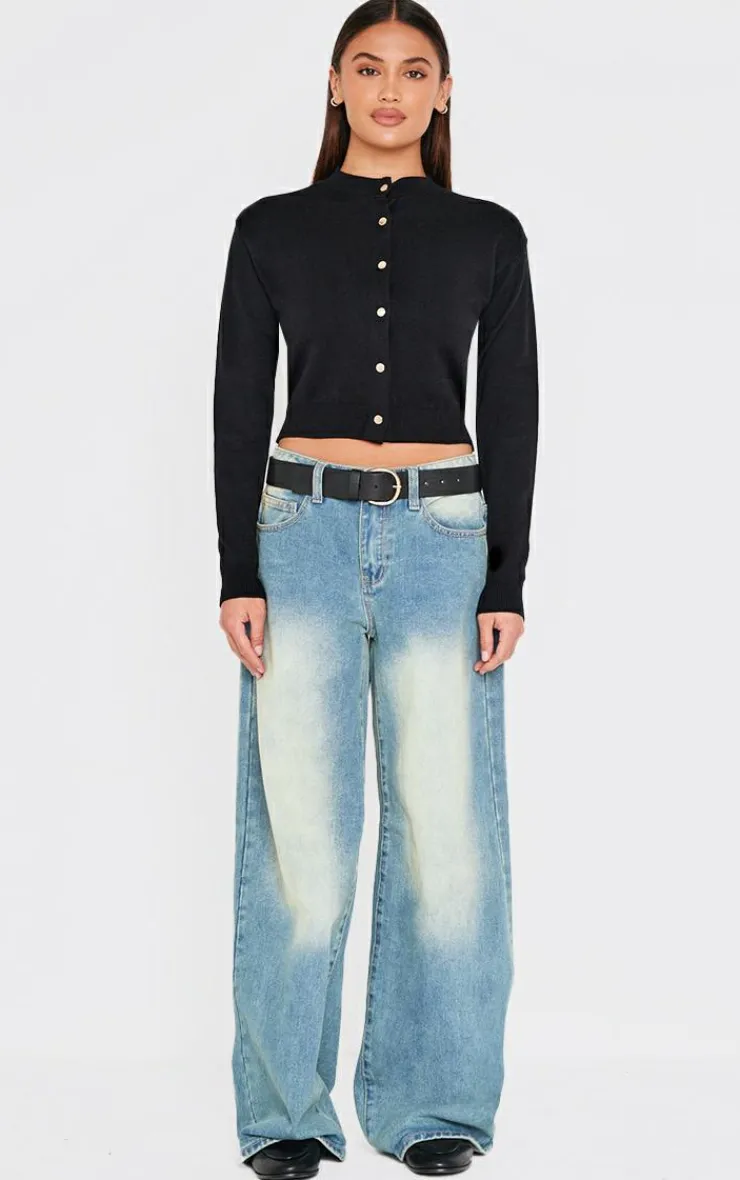 PrettyLittleThing Cardigans*Basic Knit Cropped Cardigan
