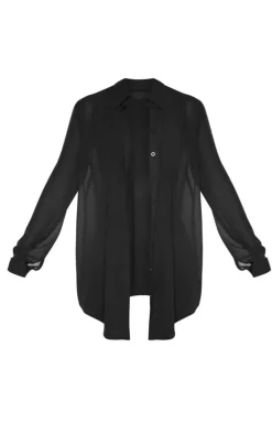 Black Beach Shirt