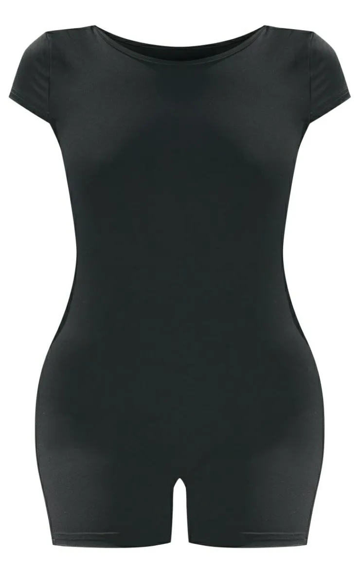 PrettyLittleThing Gym Wear*Cap Sleeve Sculpt Gym Unitard