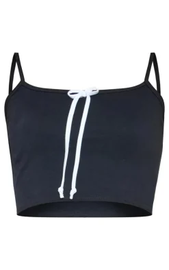 PrettyLittleThing Camisole*Cotton Bow Tie Front Cami