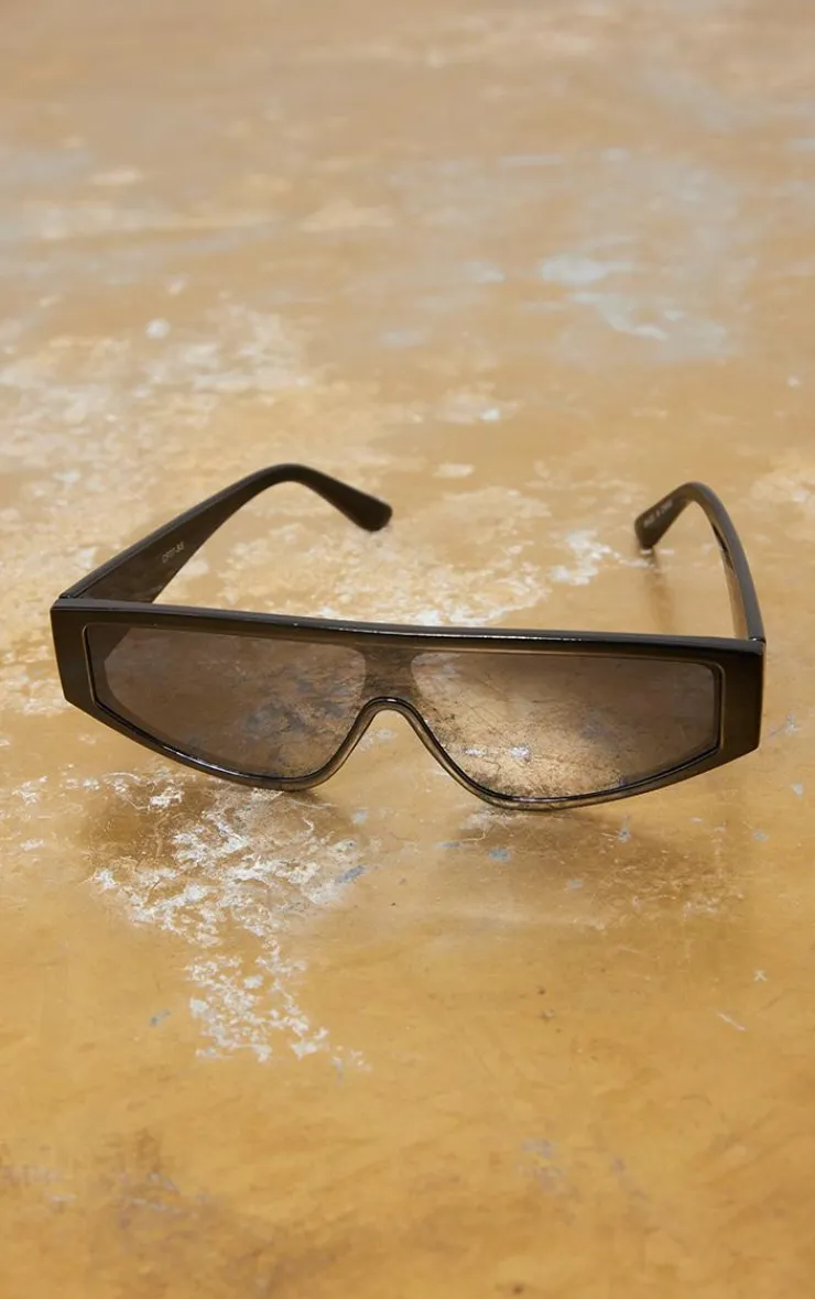 PrettyLittleThing Visor Sunglasses*Flat Top Slim Visor Sunglasses