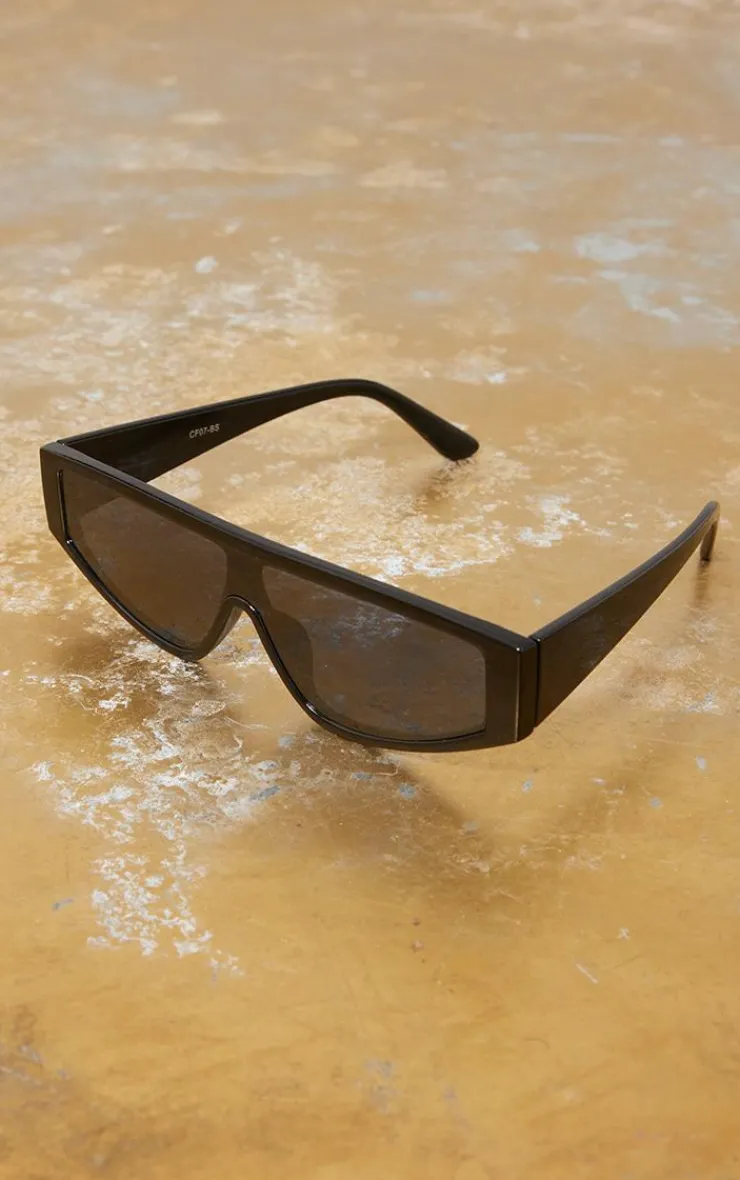 PrettyLittleThing Visor Sunglasses*Flat Top Slim Visor Sunglasses