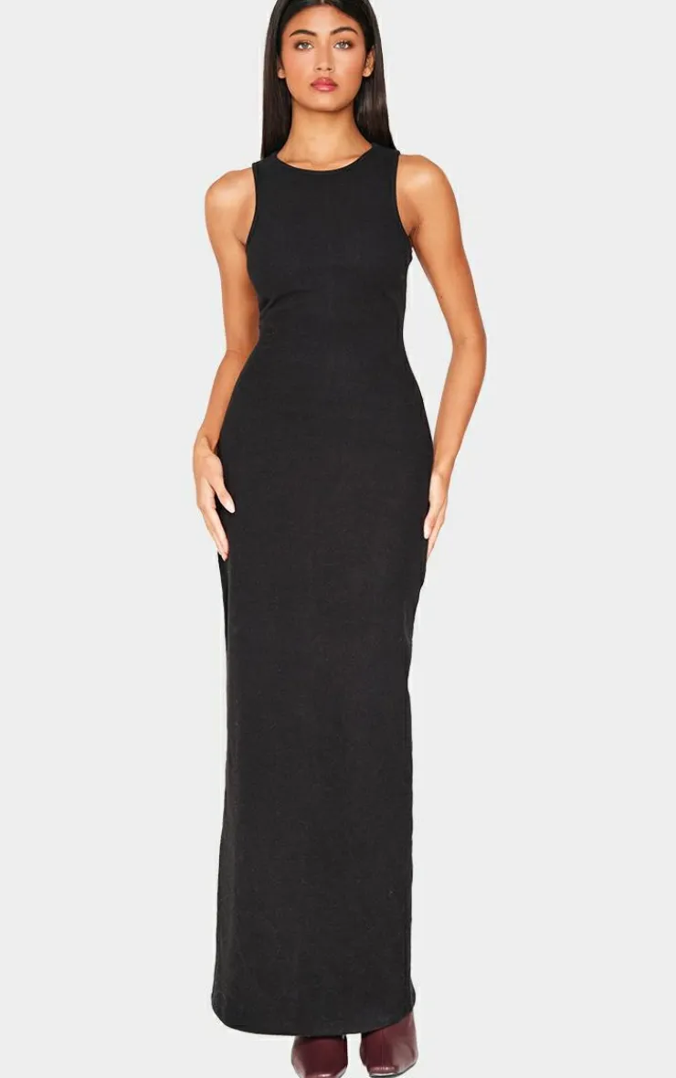 Heavy Rib Racer Sleeveless Maxi Dress-PrettyLittleThing Discount