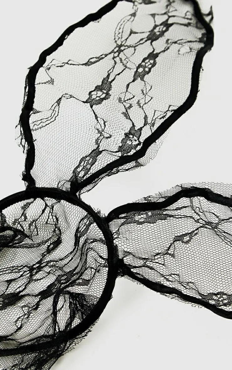 PrettyLittleThing Hair Accessories*Lace Veil Bunny Ears