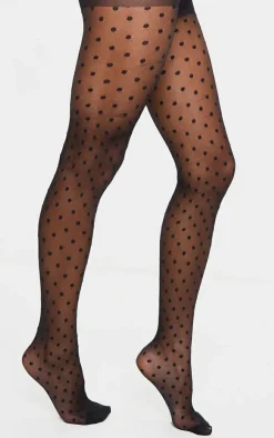 PrettyLittleThing Tights*Medium Polka Dot Tights