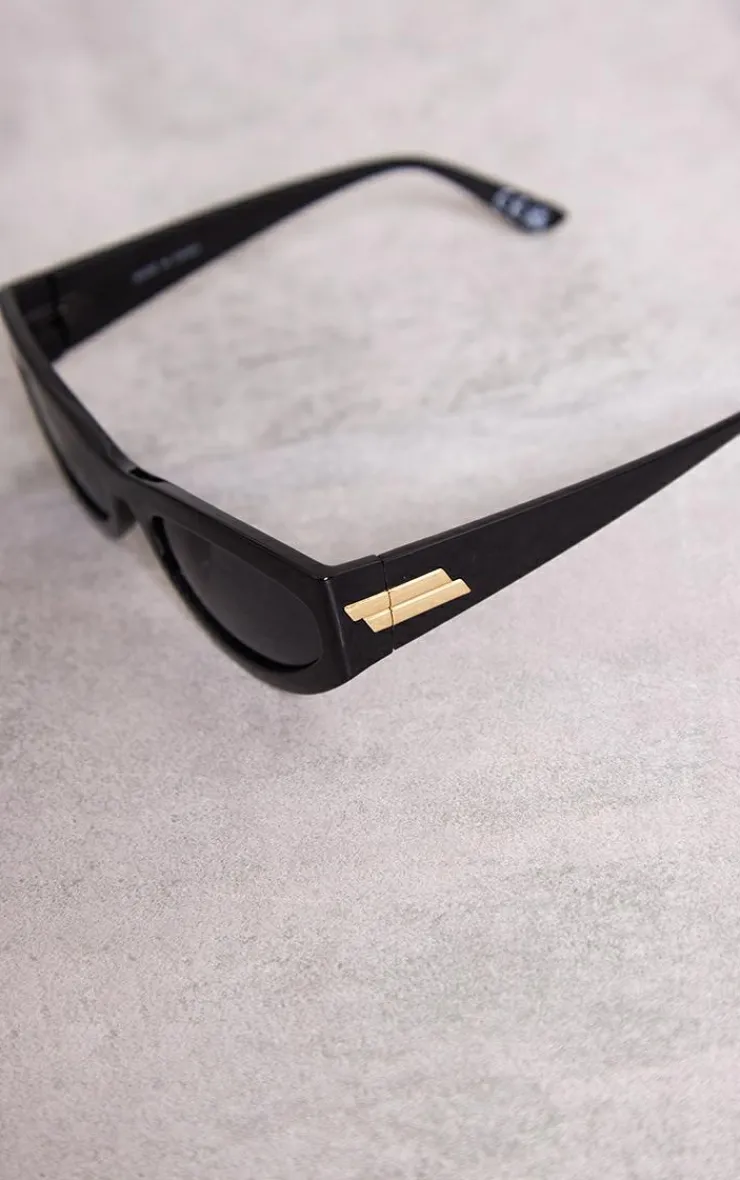 PrettyLittleThing Cat Eye Sunglasses*Oval Thick Frame Cat Eye Sunglasses