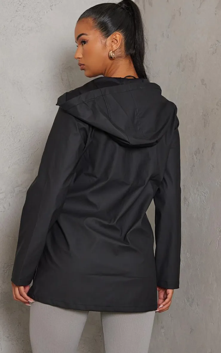 PrettyLittleThing Trench Coats*Pocket Front Waterproof Rain Mac