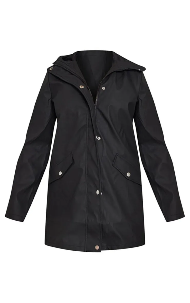 PrettyLittleThing Trench Coats*Pocket Front Waterproof Rain Mac