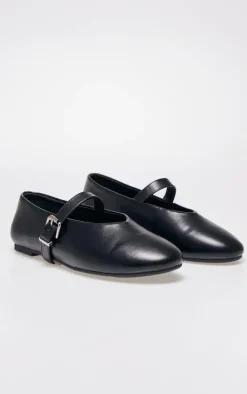 PrettyLittleThing Ballet Flats*PU Round Toe Ballet Pumps