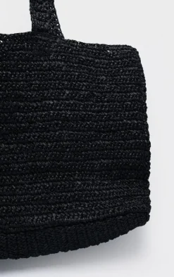 PrettyLittleThing Shoppers*Raffia Large Beach Tote Bag