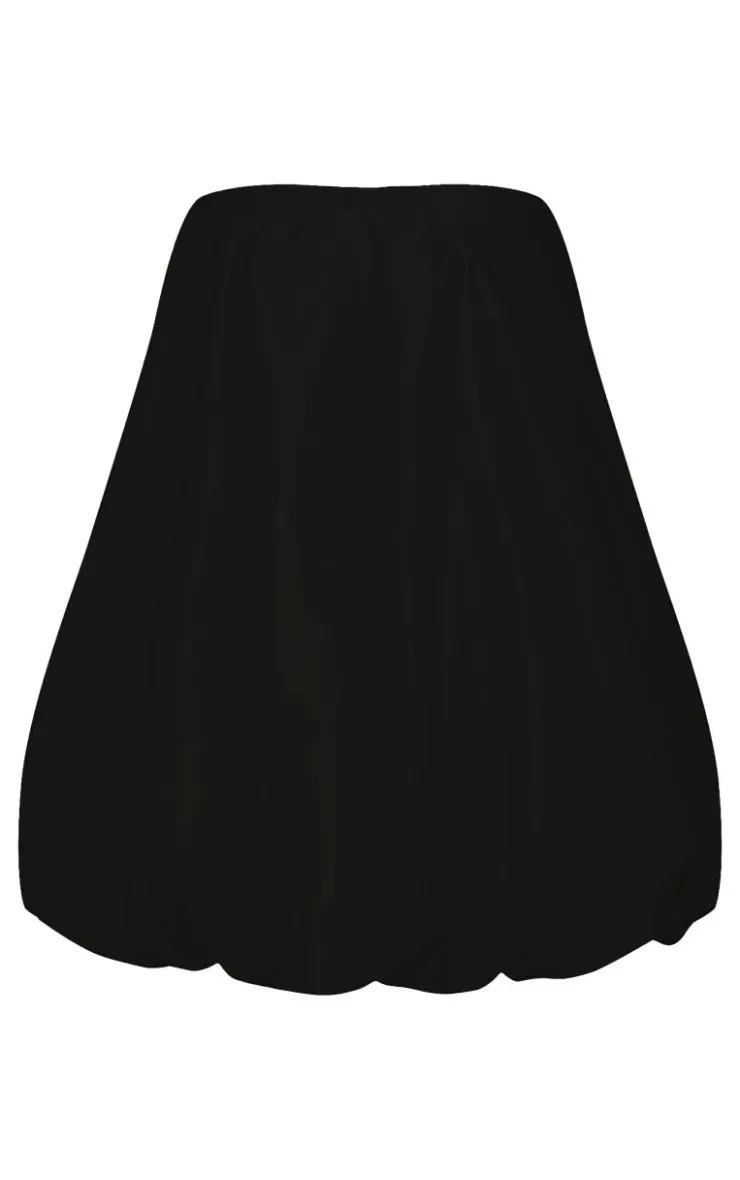 Satin Puffball Dress-PrettyLittleThing Clearance