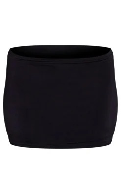 Best PrettyLittleThing Slinky Low Rise Mini Micro Skirt Black