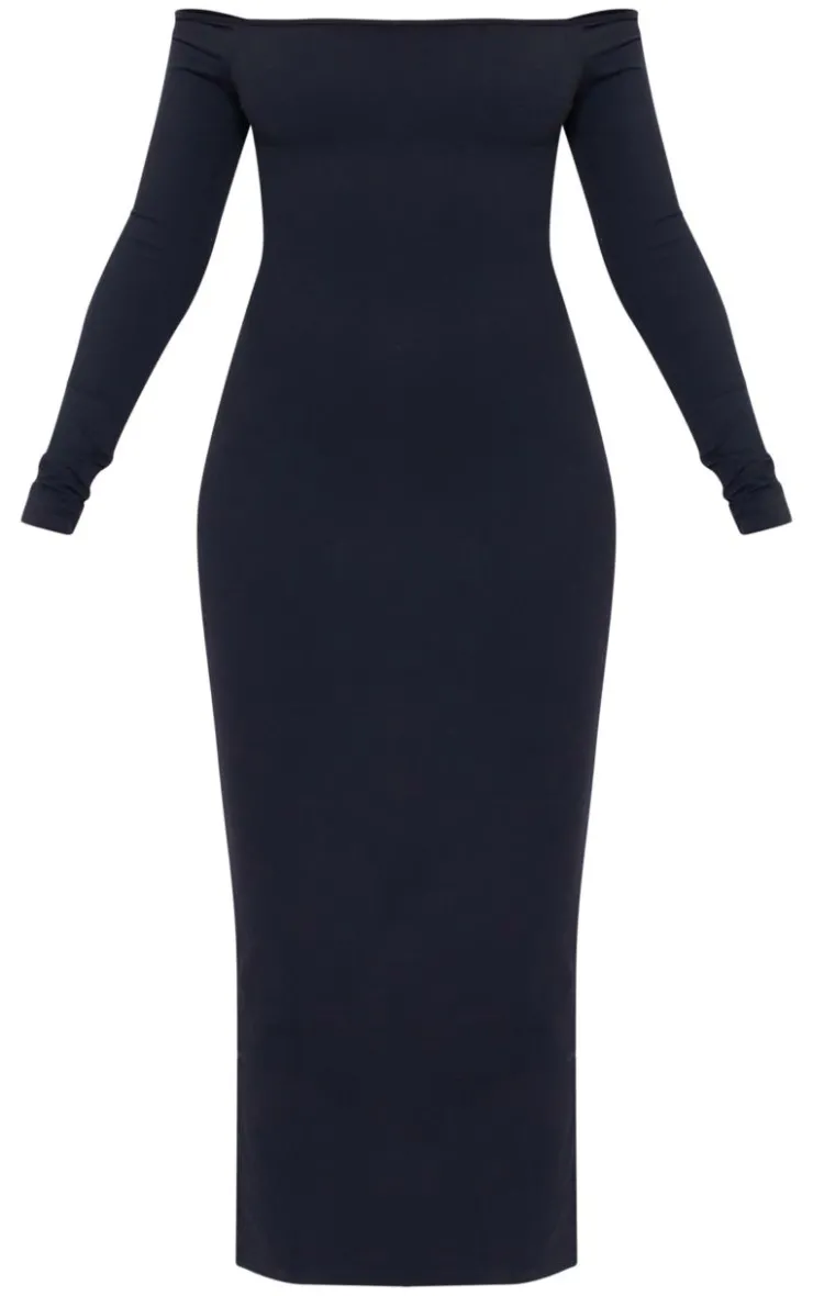 PrettyLittleThing Snatched*Snatched Sculpt Bardot Midaxi Dress