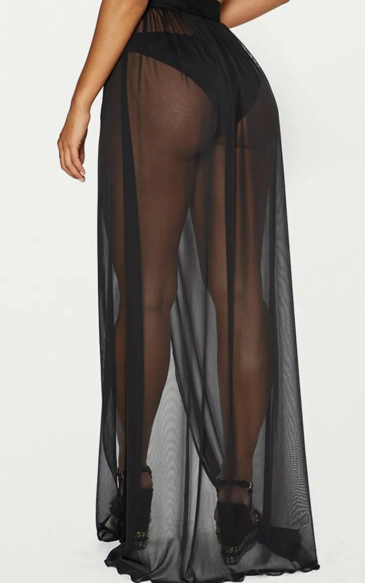 Tie Side Maxi Beach Sarong-PrettyLittleThing New