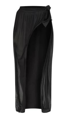 Tie Side Maxi Beach Sarong-PrettyLittleThing New