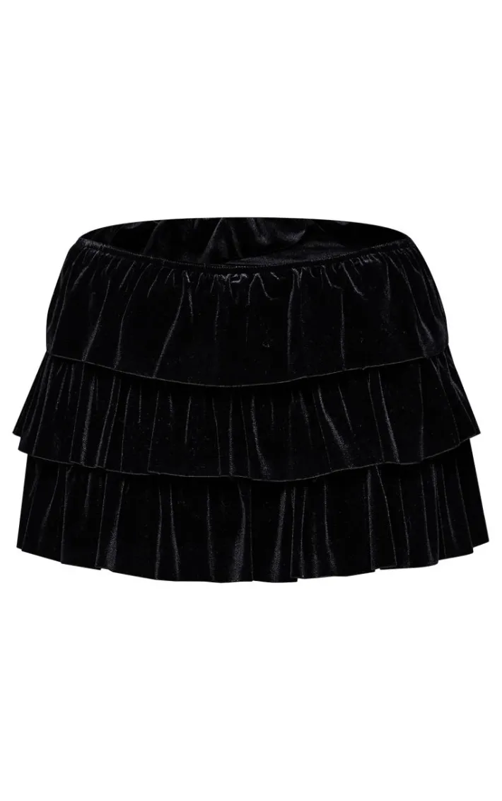 Black Velvet Rara Bloomer Shorts
