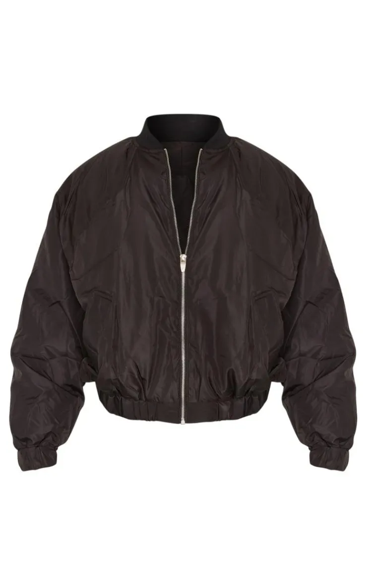 PrettyLittleThing Puffer Jackets*Zip Up Puffer Bomber Jacket