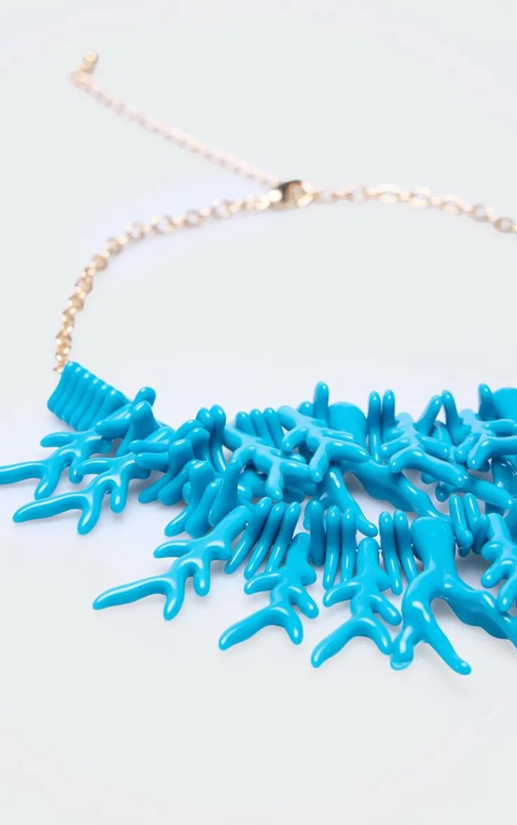 PrettyLittleThing Necklaces*Coral Detail Statement Necklace