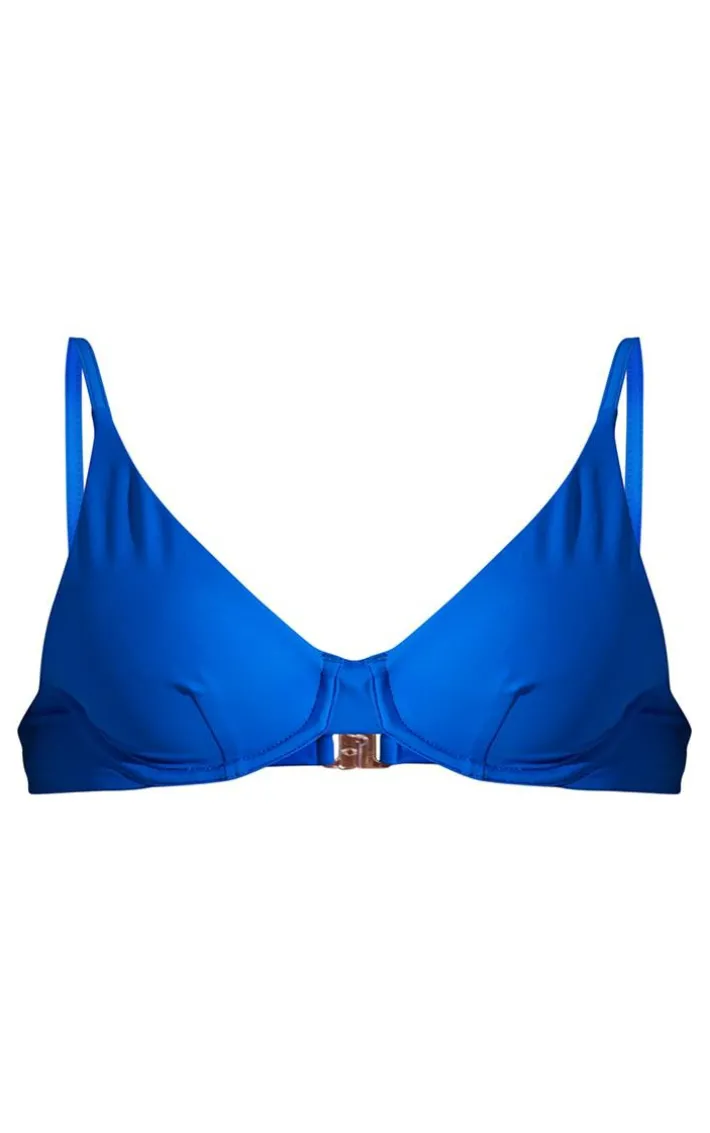 Bright Blue Mix & Match Underwired Bikini Top
