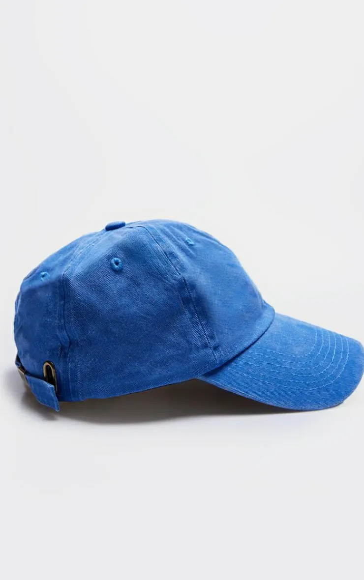 PrettyLittleThing Baseball Caps*Washed Denim Cap