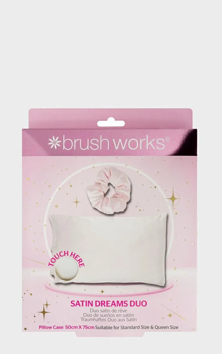 PrettyLittleThing Hair Tools*Brushworks Satin Dreams Duo