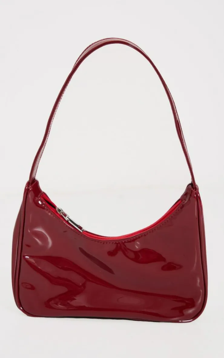 PrettyLittleThing Shoulder Bags*Patent PU Basic Shoulder Bag