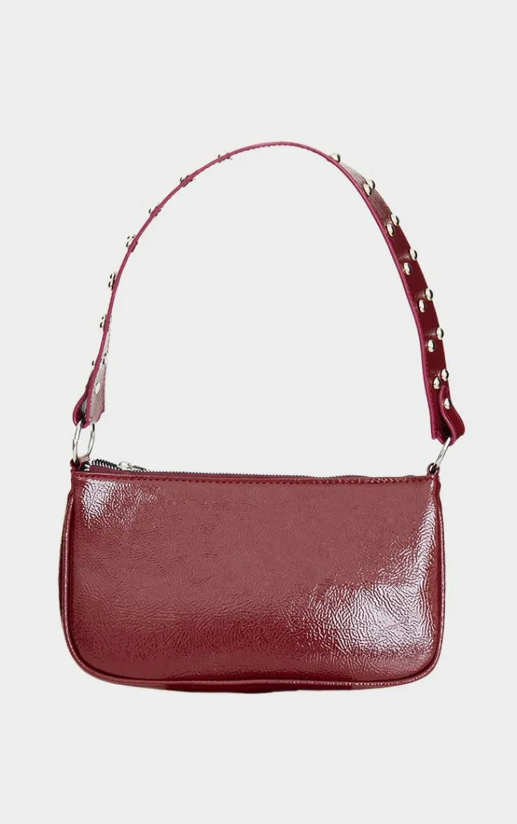 PrettyLittleThing Shoulder Bags*Stud Handle Shoulder Bag