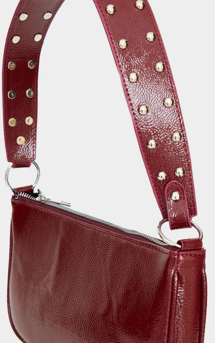 PrettyLittleThing Shoulder Bags*Stud Handle Shoulder Bag