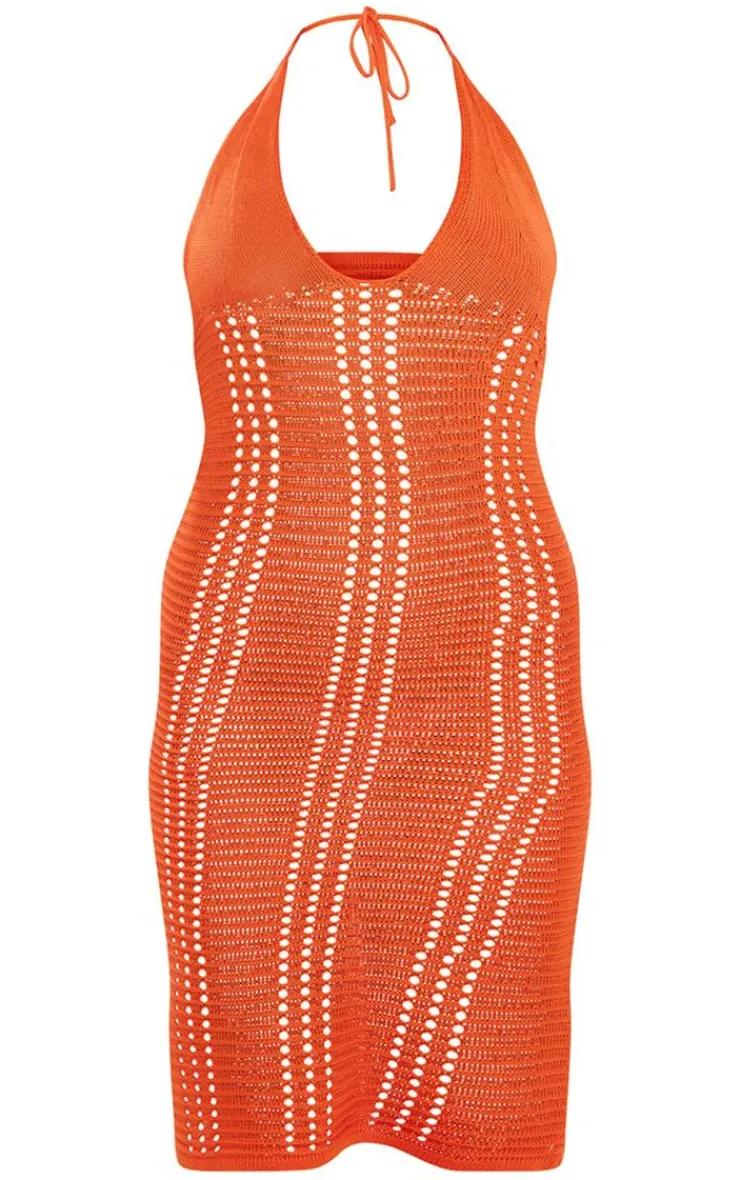Crochet Midi Dress-PrettyLittleThing Sale