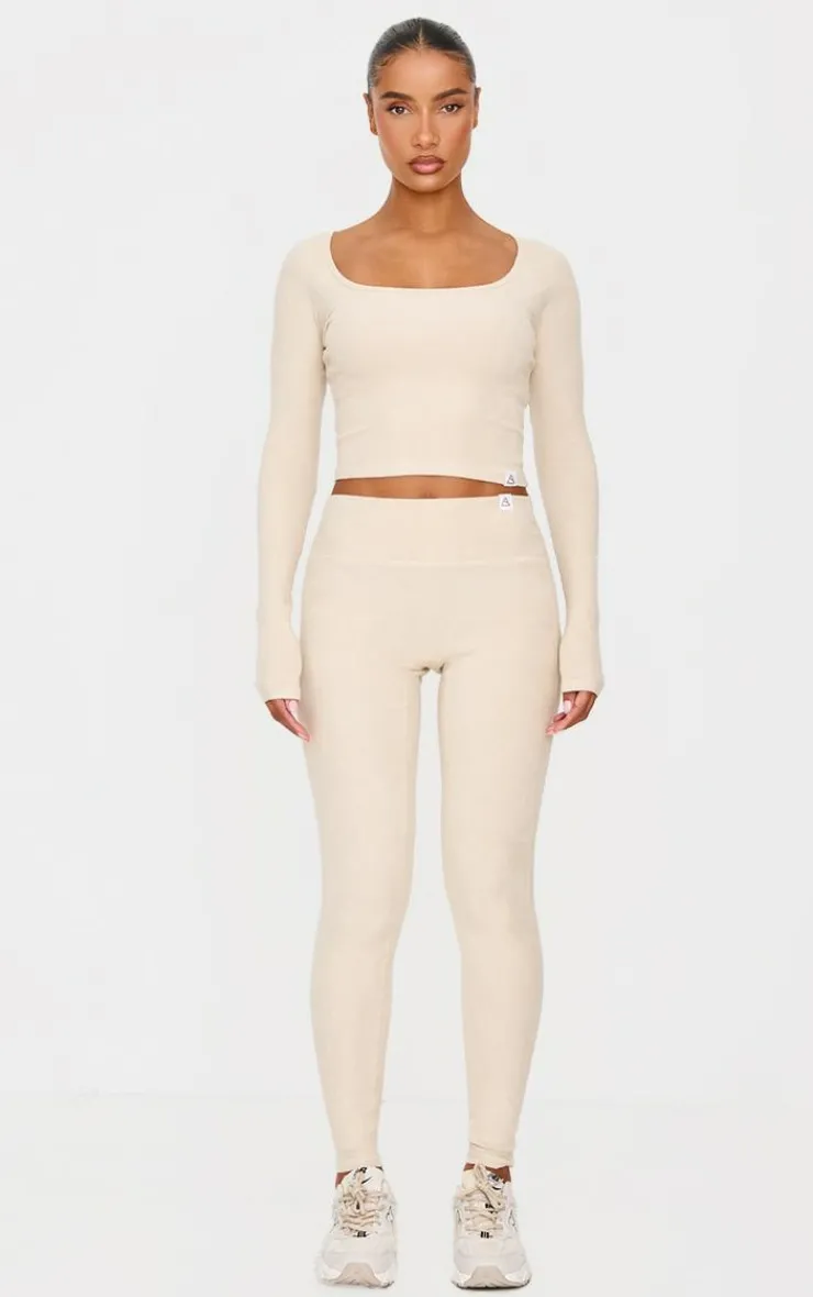 PrettyLittleThing Gym Leggings*Brushed Rib Under Layer Leggings