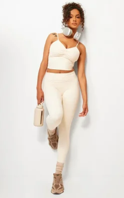 PrettyLittleThing Snatched*Snatched Sculpt Ruched Bust Strappy Cami Top