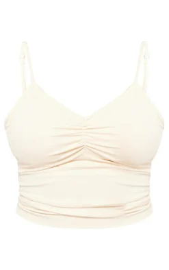 PrettyLittleThing Snatched*Snatched Sculpt Ruched Bust Strappy Cami Top
