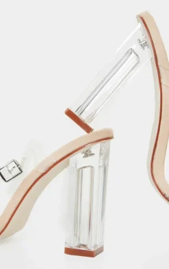PrettyLittleThing High Heels*Block Heel Strappy Sandal