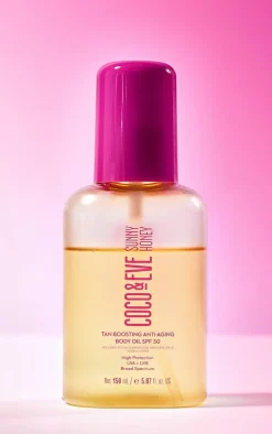 PrettyLittleThing Sun Care*Coco & Eve Sunny Honey Tan Boosting Anti-Ageing Body Oil SPF30