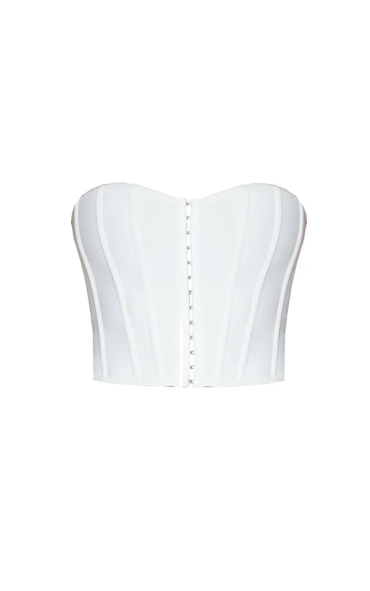 Bandage Hook And Eye Structured Corset-PrettyLittleThing New