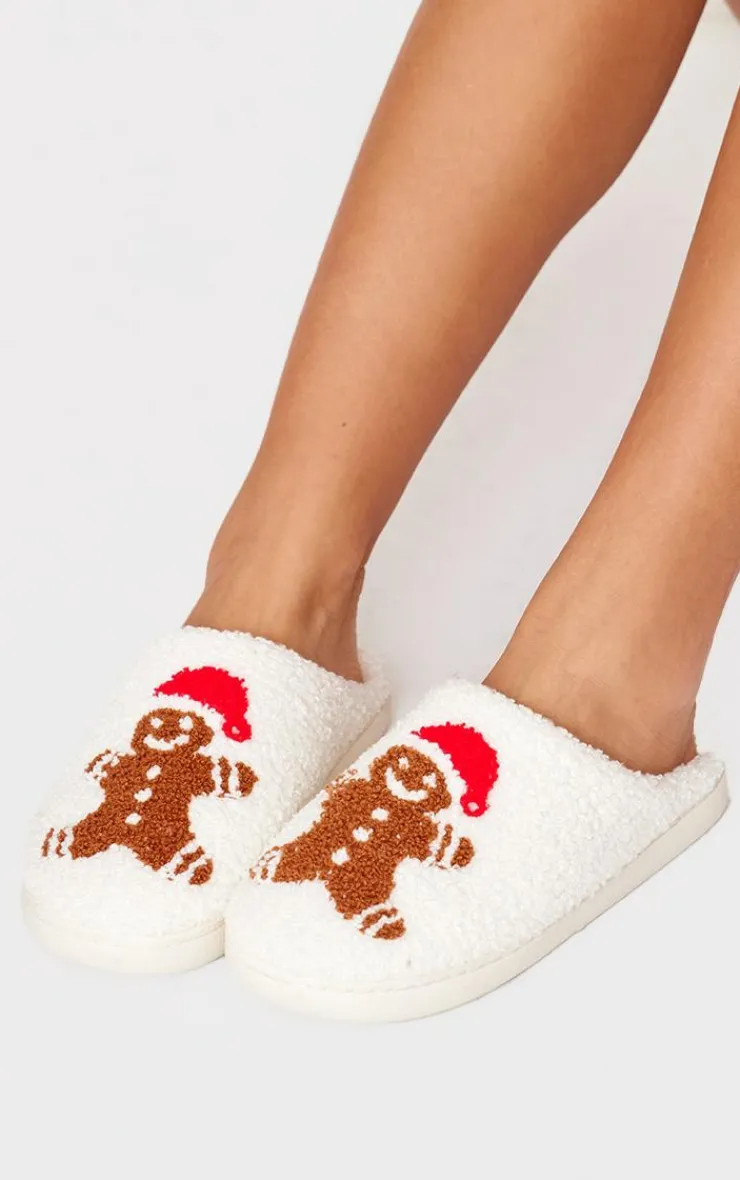 PrettyLittleThing Christmas Gifts*Borg Gingerbread Slippers