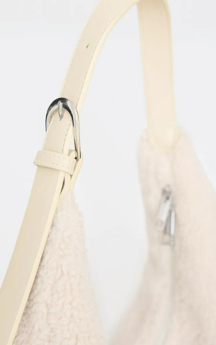 PrettyLittleThing Shoppers*Borg Slouchy Oversized Tote Bag