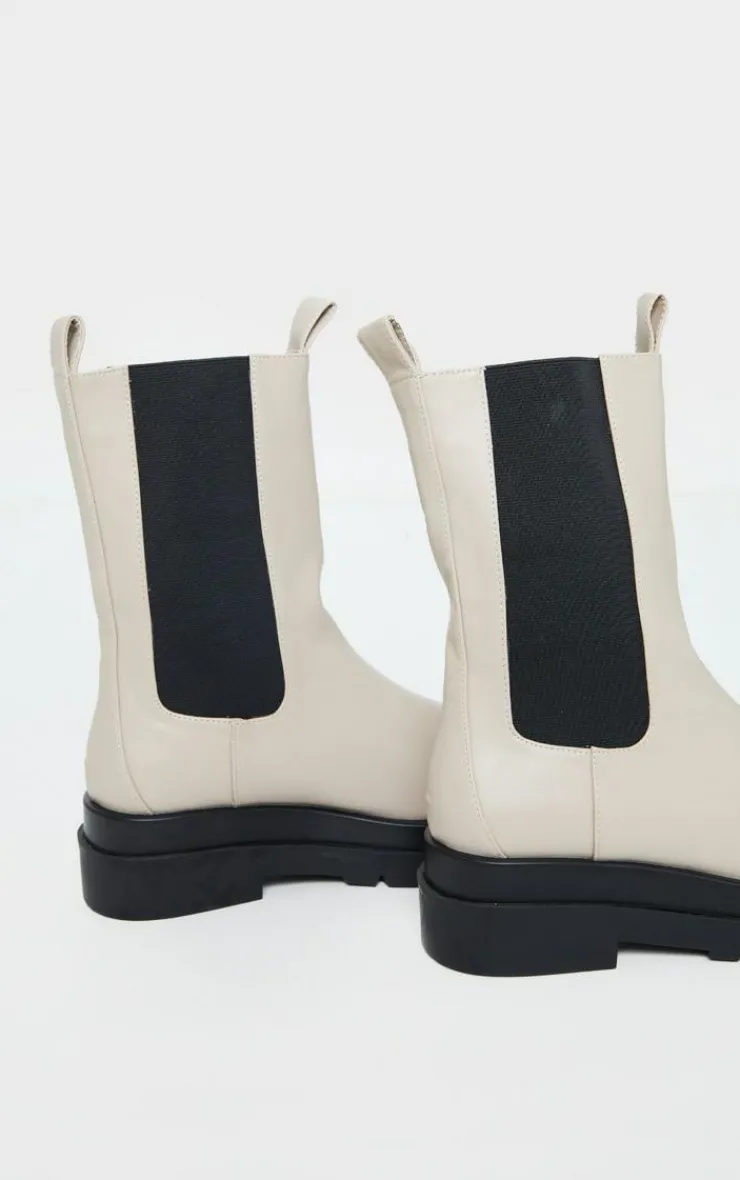 PrettyLittleThing Ankle Boots*Calf High Chunky Chelsea Boot