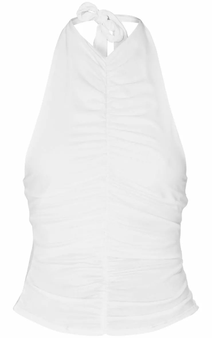 PrettyLittleThing Snatched*Contour Jersey Draped Boat Neck Long Top