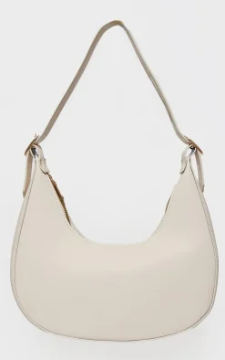 PrettyLittleThing Shoulder Bags*Curved PU Shoulder Bag