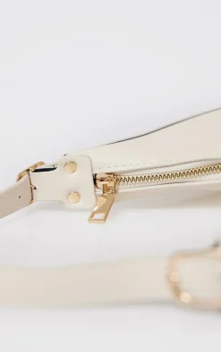PrettyLittleThing Shoulder Bags*Curved PU Shoulder Bag