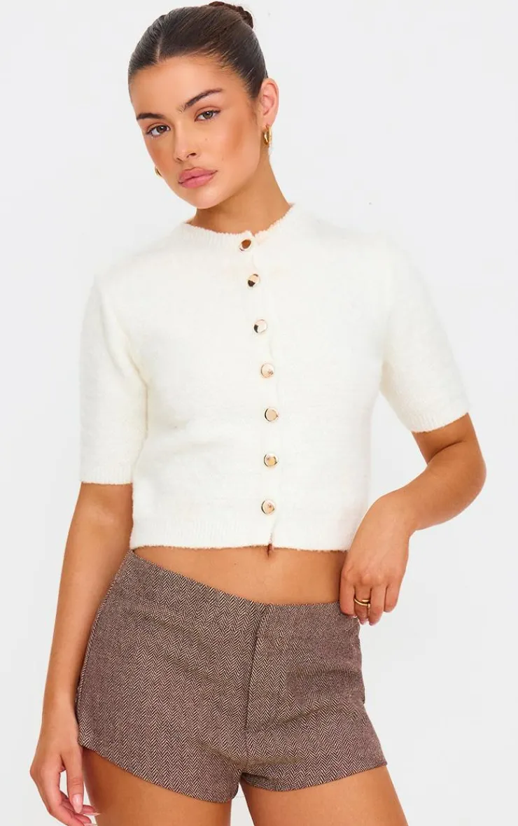 PrettyLittleThing Cardigans*Soft Knit Button Up Cardigan