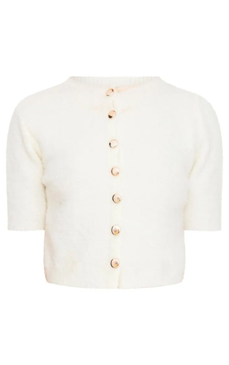 PrettyLittleThing Cardigans*Soft Knit Button Up Cardigan
