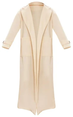 PrettyLittleThing Wool Coats*Wool Look Structured Pocket Detail Coat