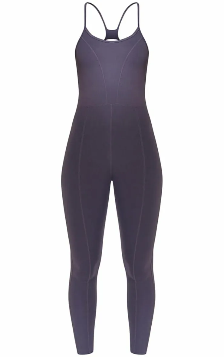 PrettyLittleThing Gym Wear*Cross Back Sculpt Long Unitard